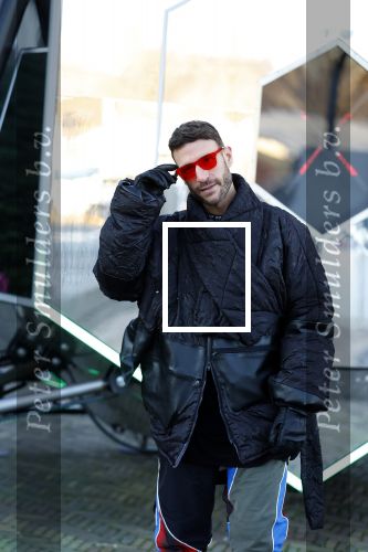 Amsterdam 21 december 2021
Dj Don Diablo met zijn NFT kunstwerk bij Moco museum