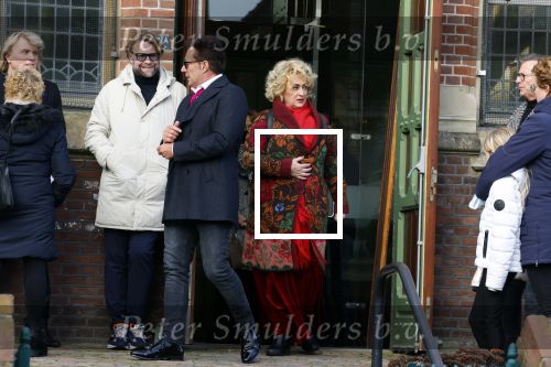 Schagen 11 januari 2022
Begrafenis / dienst van Janny Joling de moeder van Gerard Joling in het centrum van Schagen.
