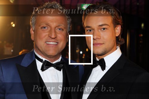 Hilversum 24 januari 2011
Uitreiking van de beeld en geluid awards op het mediapark. Gordon met zijn vriend Sander
Peter Smulders bv