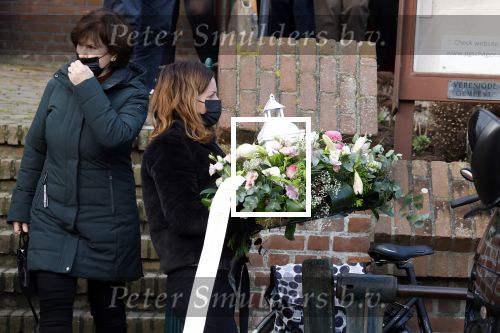Schagen 11 januari 2022
Begrafenis / dienst van Janny Joling de moeder van Gerard Joling in het centrum van Schagen.