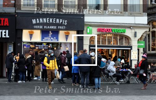 Amsterdam 5 december 2021
Manneke Pis patat friet in Amsterdam