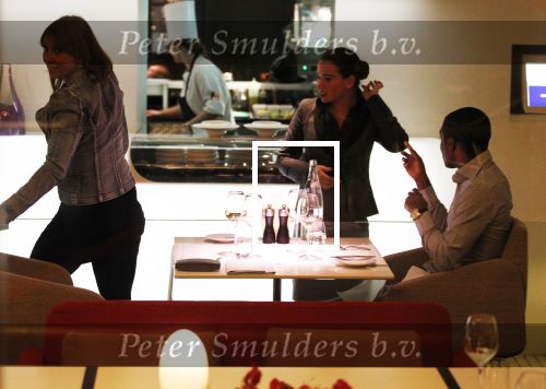 Amsterdam 22 januari 2011
Brian Roy en Nada v Nie in restaurant van hotel the Grand.
Peter Smulders bv