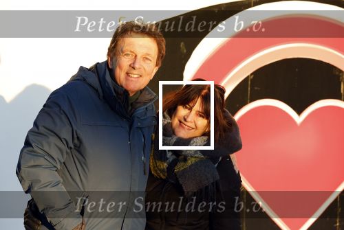 Amsterdam 21 december 2021
Robert ten Brink en zijn vrouw bij opnames all you need is love op museumplein.