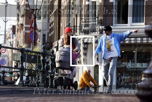 Amsterdam 3 januari 2021
Sander lantiga en zijn vrouw aan het wandelen met hun dochter en baby