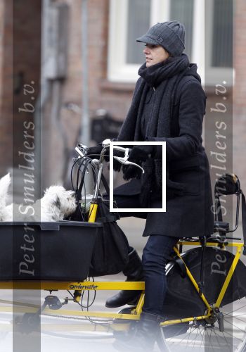 Amsterdam 19 januari 2011
Susan Visser met haar bakfiets.
Peter Smulders bv