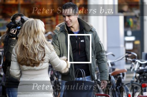 Amsterdam 20 januari 2011
Tatjana betrapt met Robert, 1 van de deelnemers van het programma \