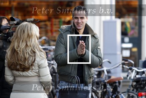 Amsterdam 20 januari 2011
Tatjana betrapt met Robert, 1 van de deelnemers van het programma \