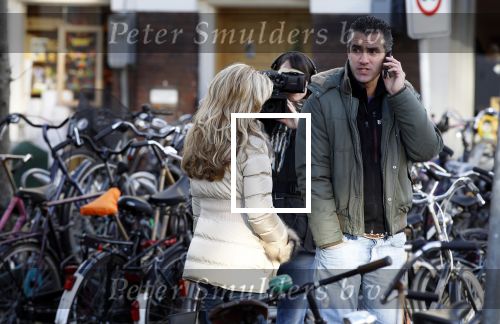Amsterdam 20 januari 2011
Tatjana betrapt met Robert, 1 van de deelnemers van het programma \