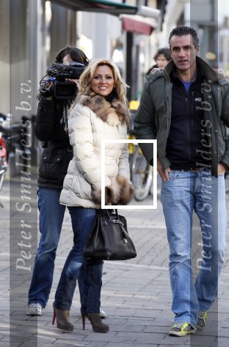 Amsterdam 20 januari 2011
Tatjana betrapt met Robert, 1 van de deelnemers van het programma \