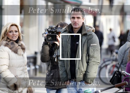 Amsterdam 20 januari 2011
Tatjana betrapt met Robert, 1 van de deelnemers van het programma \