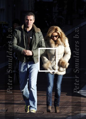 Amsterdam 20 januari 2011
Tatjana betrapt met Robert, 1 van de deelnemers van het programma \