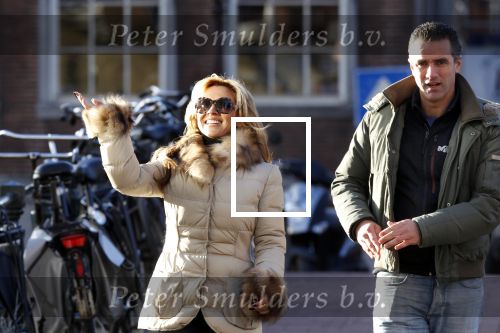Amsterdam 20 januari 2011
Tatjana betrapt met Robert, 1 van de deelnemers van het programma \