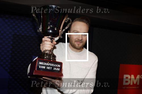 Hilversum 9 januari 2023
Arjan Lubach wordt bij beeld en Geluid gekozen tot mediapersoon van 2022. Andre v Duin reikt hem de prijs uit .
