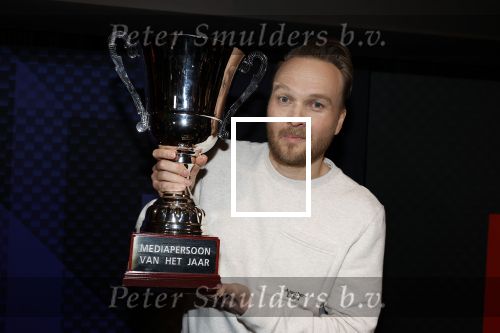 Hilversum 9 januari 2023
Arjan Lubach wordt bij beeld en Geluid gekozen tot mediapersoon van 2022. Andre v Duin reikt hem de prijs uit .
