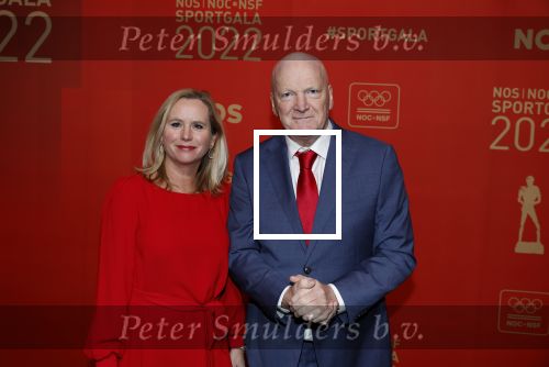 Amsterdam 21 december 2022
Sportman en Sportvrouw van het jaar Gala in AFAS Live.
Arnold Karskens met partner