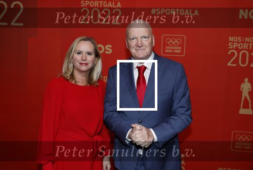 Amsterdam 21 december 2022
Sportman en Sportvrouw van het jaar Gala in AFAS Live.
Arnold Karskens met partner