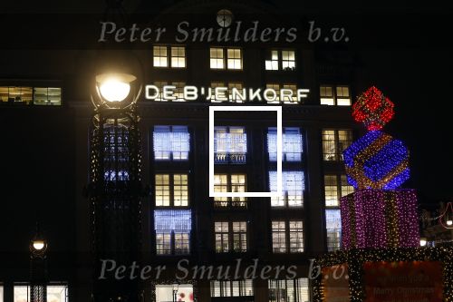 Amsterdam 20 en 22 december 2022
Kerstsfeer op de dam met het Paleis op de dam de Bijenkorf en Beursplein 5
