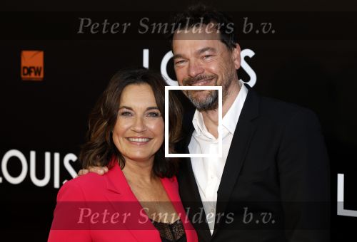 Amsterdam 11 april 2022
Premiere documentaire Louis  over het leven van Louis v Gaal in Tuschinski. Louis kwam samen met zijn vrouw Truus. Dione de Graaff met partner Nando Boers