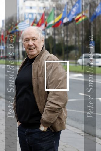 Den Haag 5 januari 2022
Edwin Rutten bij het Mariott Hotel in Den Haag .