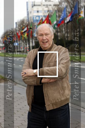 Den Haag 5 januari 2022
Edwin Rutten bij het Mariott Hotel in Den Haag .