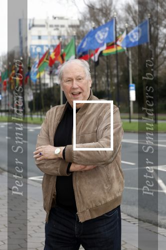 Den Haag 5 januari 2022
Edwin Rutten bij het Mariott Hotel in Den Haag .