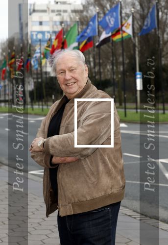 Den Haag 5 januari 2022
Edwin Rutten bij het Mariott Hotel in Den Haag .