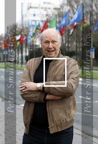 Den Haag 5 januari 2022
Edwin Rutten bij het Mariott Hotel in Den Haag .