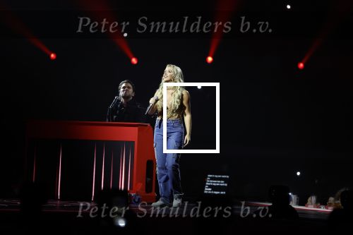 Rotterdam 5 januari 2023
25 jaar vrienden van Amstel Live in ahoy.
Emma Heesters met Xander de Buisonje