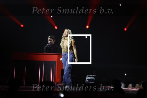 Rotterdam 5 januari 2023
25 jaar vrienden van Amstel Live in ahoy.
Emma Heesters met Xander de Buisonje