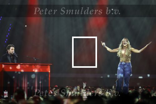 Rotterdam 5 januari 2023
25 jaar vrienden van Amstel Live in ahoy.
Emma Heesters met Xander de Buisonje