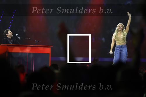 Rotterdam 5 januari 2023
25 jaar vrienden van Amstel Live in ahoy.
Emma Heesters met Xander de Buisonje