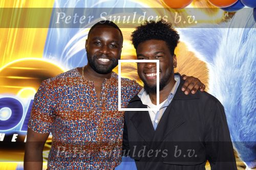 Amsterdam 27 maart 2022
Premiere Sonic in Pathe arena met in de hoofdrollen Najib Amhali Carolina Dijkhuizen. Emmanuel Ohene  met partner