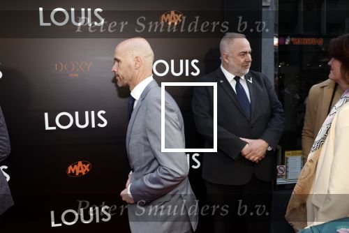 Amsterdam 11 april 2022
Premiere documentaire Louis  over het leven van Louis v Gaal in Tuschinski. Louis kwam samen met zijn vrouw Truus. Erik ten hag kwam met zijn vrouw