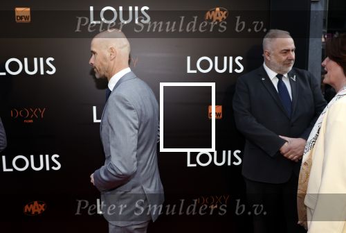 Amsterdam 11 april 2022
Premiere documentaire Louis  over het leven van Louis v Gaal in Tuschinski. Louis kwam samen met zijn vrouw Truus. Erik ten hag kwam met zijn vrouw