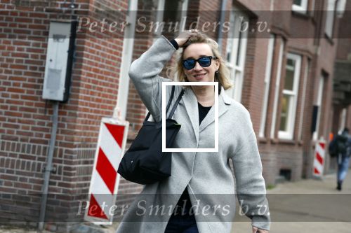 Amsterdam 21 december 2022
Eva Jinek op straat in Amsterdam zuid.