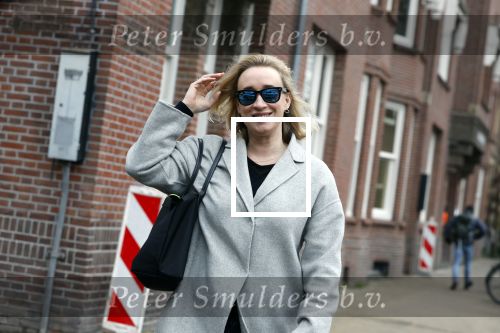 Amsterdam 21 december 2022
Eva Jinek op straat in Amsterdam zuid.