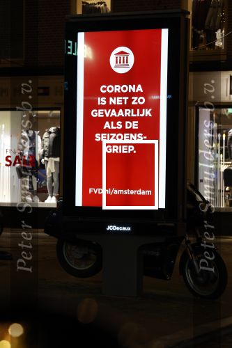 Amsterdam 14 januari 2022
Abri\'s Forum voor democratie die het niet eens zijn met het corona beleid