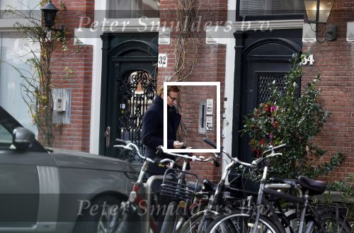 Den Haag 5 januari 2023
Frank Jansen bij zijn huis in Den Haag