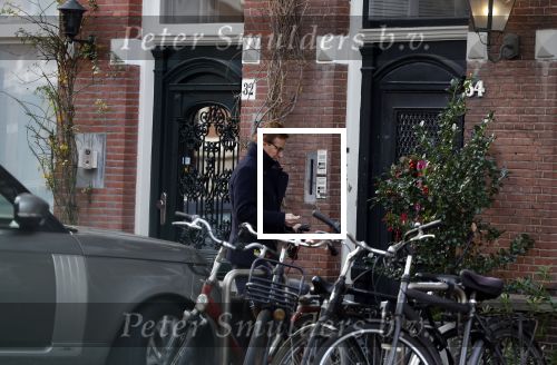 Den Haag 5 januari 2023
Frank Jansen bij zijn huis in Den Haag