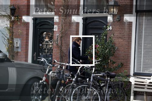 Den Haag 5 januari 2023
Frank Jansen bij zijn huis in Den Haag