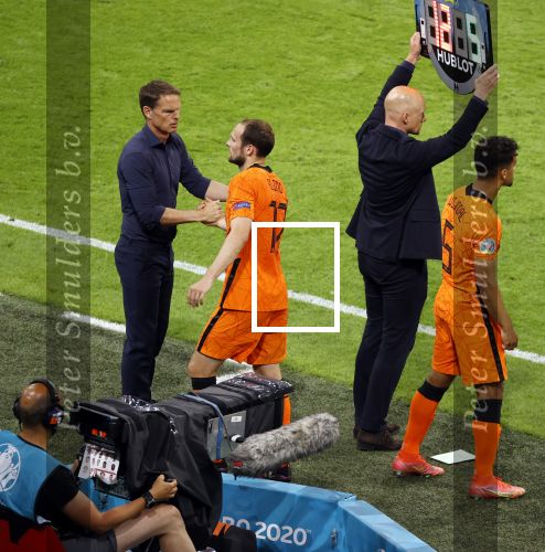Amsterdam, 17 Juni 2021
Interland Nederland-Oostenrijk, eindstand 2-0
Voorronde EK 2020
Frank de Boer en Daley Blind