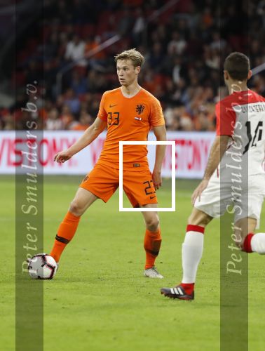 Amsterdam, 6 September 2018
Nederland-Peru, eindstand 2-1
Frenkie de Jong