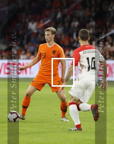 Amsterdam, 6 September 2018
Nederland-Peru, eindstand 2-1
Frenkie de Jong