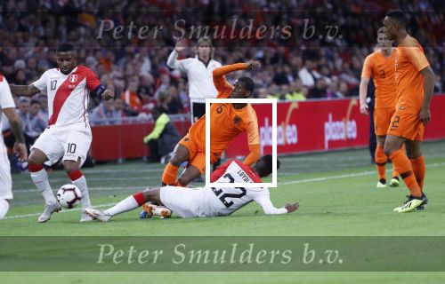 Amsterdam, 6 September 2018
Nederland-Peru, eindstand 2-1
Georginio Wijnaldum en Jefferson Farfan