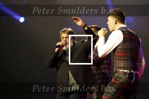 Rotterdam 5 januari 2023
25 jaar vrienden van Amstel Live in ahoy.
Henk westbroek met Nick en Simon