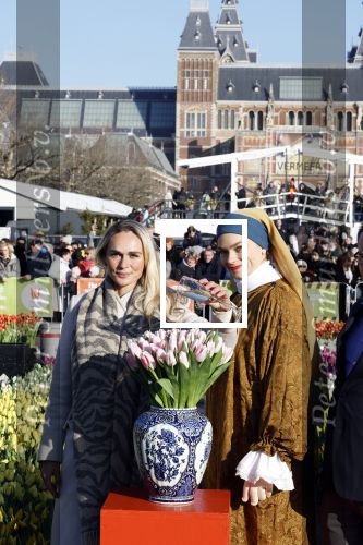 Amsterdam 21 januari 2023
Irene Schouten doopt een tulp op het museumplein.