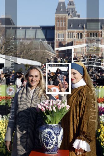 Amsterdam 21 januari 2023
Irene Schouten doopt een tulp op het museumplein.