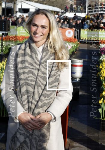 Amsterdam 21 januari 2023
Irene Schouten doopt een tulp op het museumplein.