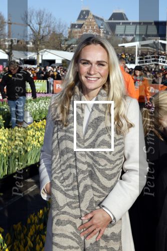 Amsterdam 21 januari 2023
Irene Schouten doopt een tulp op het museumplein.