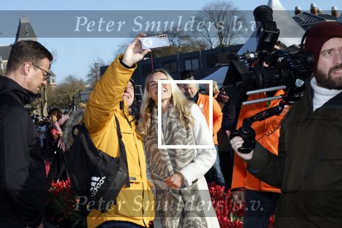 Amsterdam 21 januari 2023
Irene Schouten doopt een tulp op het museumplein.